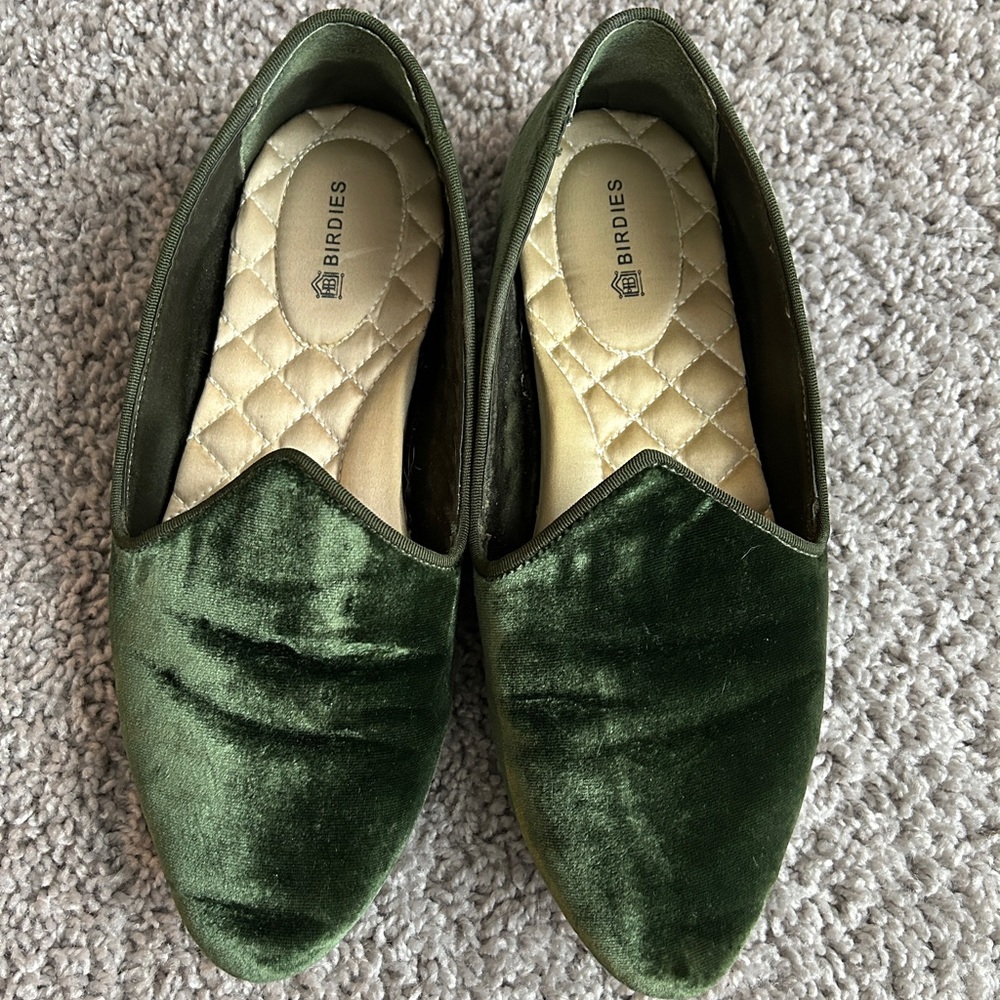 Birdies Velvet Green